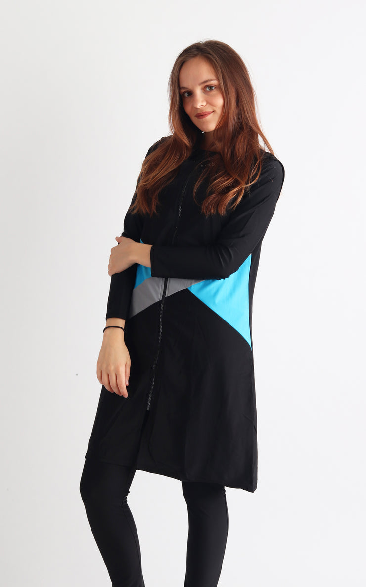 Maillot de Bain Muslim Swimwear Filles Dames Modeste Couverture complète Beachwear Burqini Burkini
